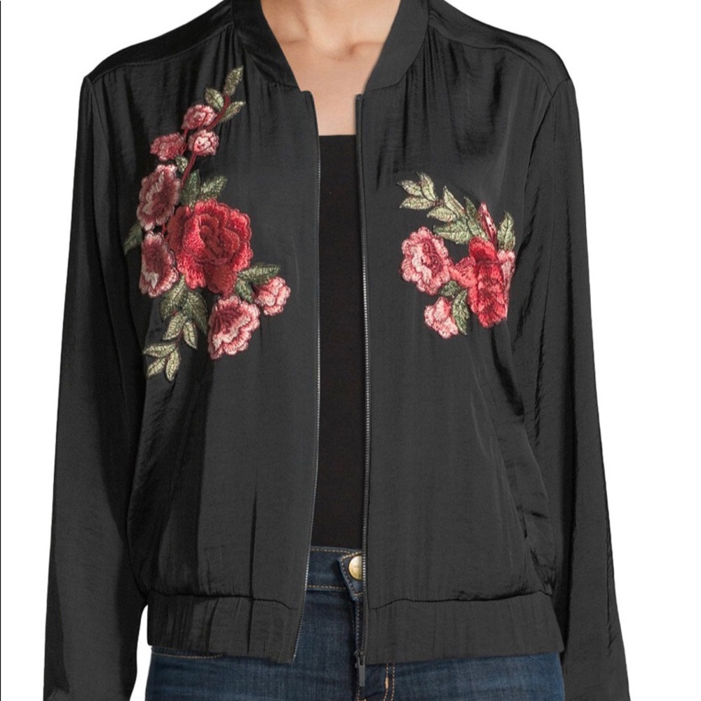 Embroidered Bomber jacket